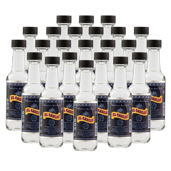24 Pack Mezcal El Caxcan Blanco 50 Ml Vidrio El Caxcan Mezcal, Blanco