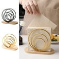 thumbnail image 1 of Sentmoon Tissue Box Cover Tissue Box Holder Table Napkin Rack Modern Metal Napkin Rack for Kitchen Tables and Countertops Cocktail Napkin Rack for Indoor and Outdoor Use, 1 of 7