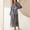 Gray, variant on Unisex Dressing Gown,Super Soft Fluffy Bathrobe,Winter Cozy Fleece Bath Robe for Women Men Dressing Gown with Pocket Pink M