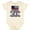 Natural, variant on Inktastic Firefighter Grandpa Fireman Flag Boys or Girls Baby Bodysuit