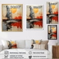 thumbnail image 4 of Designart "Depicting Steel Serenity Factories" Cityscapes Wall Art Print, 4 of 5