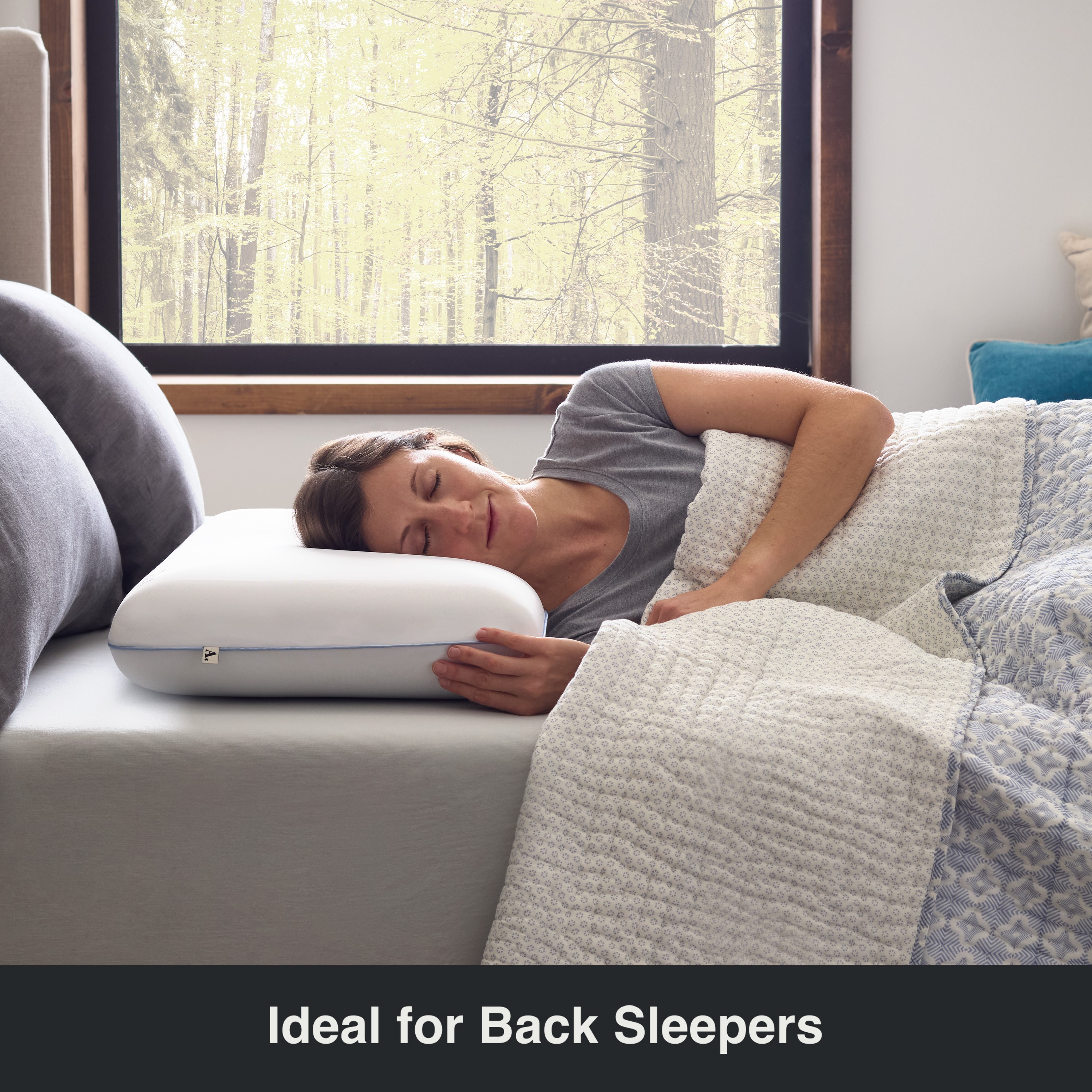 Allswell GlacierRest Gel Memory Foam Pillow, Standard photo 6