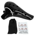 thumbnail image 2 of Instrumento Ocarinas, Ocarina Durable 12 Hoyos Portable C Key Black Para Tocar, 2 of 7