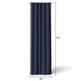 thumbnail image 6 of Mainstays Kids Dark Navy Solid Ribbed Corduroy Blackout Rod Pocket with Back Tabs Single Curtain Panel, Set of 1, 38" W x 95" L, 6 of 6