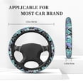 thumbnail image 6 of YFYANG Universal Elastic Sea Beach Wildlife Car Steering Wheel Cover, Non-Slip Sweat Absorbent, 6 of 8