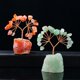 thumbnail image 5 of Xiao Hua 1 pieza de piedra triturada natural, árbol de la vida de cristal, base de piedra cruda natural colorida, árbol de flores, árbol de la riqueza, decoración del hogar, 5 of 5