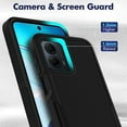 thumbnail image 5 of Motorola G Pure Heavy Duty Military Grade Hard Protection Shock Proof Grip for Motorola G Pure, Black, 5 of 6