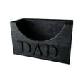 thumbnail image 2 of Plertrvy Engraved Dad Wooden Hat Holder, Desktop Cap Organizer Stand, Baseball Cap Storage Rack for Home, Black, 2 of 3