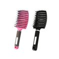 thumbnail image 1 of wonima11 Hair Brush, 2 Pack Boar Bristle, Vented, Curved, Fast Blow Drying, Detangling, Shine & Smooth, All Hair Types, Unisex, Pink & Black, 1 of 1