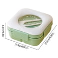 thumbnail image 3 of Darzheoy Bento Boxes Adults, Heated Lunch Boxes for Adults, Lunch Containers for Kids Bento Lunch Box 2 Compartments Microwave Safe (Flatware Included), 3 of 5