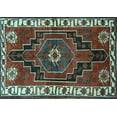 thumbnail image 1 of Ahgly Company Indoor Rectangle Persian Light Blue Traditional Area Rugs, 7' x 9', 1 of 4