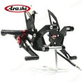 thumbnail image 4 of Arashi (Version 2.0) Reversed / GP Shift Rearsets for Kawasaki Z900 ZR900 2020 2021 2022 2023 Motorcycle Accessories Adjustable Footrests Foot Peg Rear Sets Z 900 Black, 4 of 6
