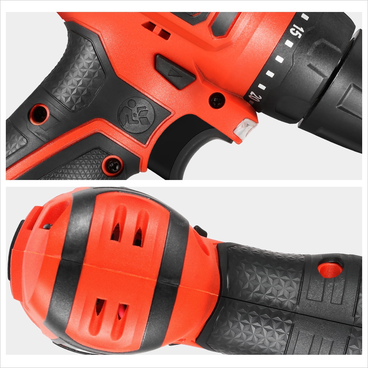 DNA Motoring WMT-TOOLS-00158 Cordless Electric 12V Drill Driver, Keyless Chuck, 20+1 Torque