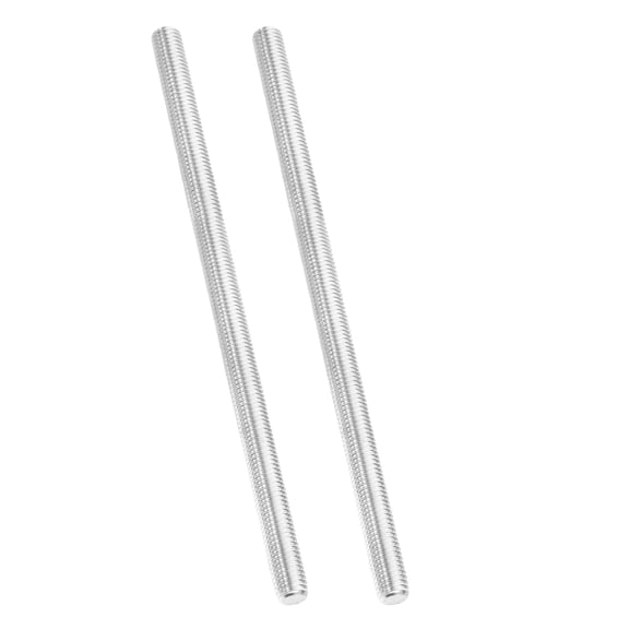 Uxcell 1/2"-13 Fully Threaded Rod, 2Pcs 10" Length 304 Stainless Steel Thread Screw
