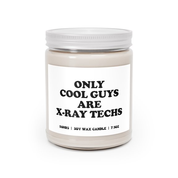 Xray Tech Radiologic Technologist Candle Gift Decor Scented Vanilla Soy Wax