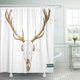 thumbnail image 1 of ABPHQTO Animal acuarela ciervo cráneo cuernos ganado realista americano artístico toro baño cortinas de ducha 152x180 cm ABPHQTO PKNMT60x72Shower-3488, 1 of 2
