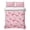 Pink, variant on Twin Quilt Set 68''x86'', Pink Flamingo Lightweight Summer Bedspread Coverlet Set with 2 Pillow Shams, Summer Animals Breathable All Season Quilt Bedding for Dorm/Bedroom