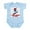Sky Blue, variant on CafePress - Born To Ski Jacob Infant Creeper - Baby Light Bodysuit, Size Newborn - 24 Months
