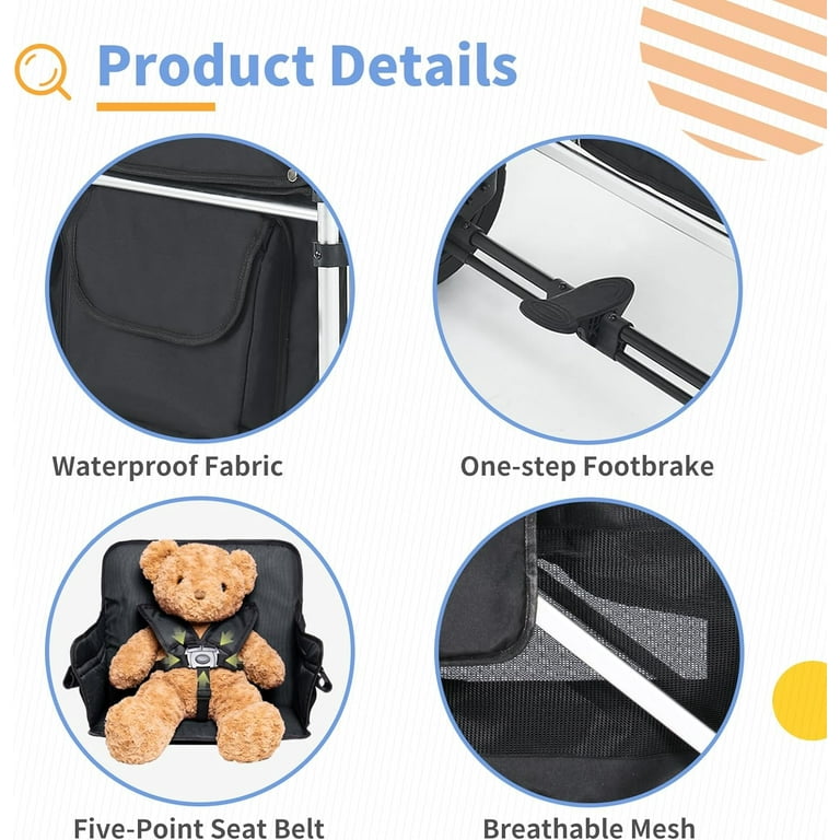2 passenger stroller discount