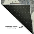 thumbnail image 5 of Addison Rugs Mayfield Premium Machine Washable Transitional Aztec Gray Rectangle Rug, 8' x 10', 5 of 7