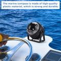 Black Electronic Adjustable Military Marine Ball Night  Compass for Boat Vehicle
