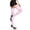 Pink(1 Pack), variant on Thigh High Stockings with Silicone - 15D Lace Top Nylon Sheer Pantyhose for Women, Nude, M