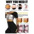thumbnail image 6 of Sauna Suit for Women Weight Loss Sauna Shirt for Women Sweat Suit Waist Trainer Vest Fitness Body Shaper Zipper for Weight Loss, 6 of 7