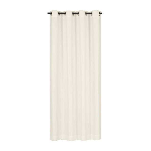 Dvruxg Rideau Extérieur pour Patio, Rideaux Semi-Transparents Aspect Lin Imperméables Filtrant la Lumière en Voile pour l'Extérieur à Oeillets pour Pergola Balcon Piscine Intérieur, L52 x H84