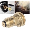 thumbnail image 3 of Adaptador De Tanque De Gas, Conector De Conversión De Tanque De Propano, Instalación Simple De Latón, Portátil Para Barbacoa, 3 of 7