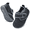 Black Grey, variant on JOINFREE Baby First Walk Shoes Boys Girls Infant Crib Shoe Toddler Barefoot Shoes