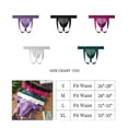 thumbnail image 4 of Kudavo Men's Mesh Jockstrap Underwear Breathable Quick Dry Athletic Underwear 3-Pack Size L, 4 of 6