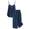 thumbnail image 5 of mgoYE Teen Girls Linen Set 2 Piece Outfit for Summer Sleeveless Cotton linen Camisole Tops Baggy Wide Leg Pant 3T 4T 5T 6T 7T 8T 9T 10T 11T 12T 13T 14T Size 7-8 Years, 5 of 5