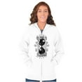 thumbnail image 4 of Hourglass Celestial Symbol Beautiful Unisex Fleece Graphic Zip Up Hoodie Brisco Brands 3X, 4 of 5