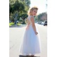thumbnail image 5 of Ekidsbridal Girl Baptism Flower Girl Dress - Ivory Lace A-Line Keyhole Back Tulle with Sequin Sash 178mh-A (Size: 2-12), 5 of 5