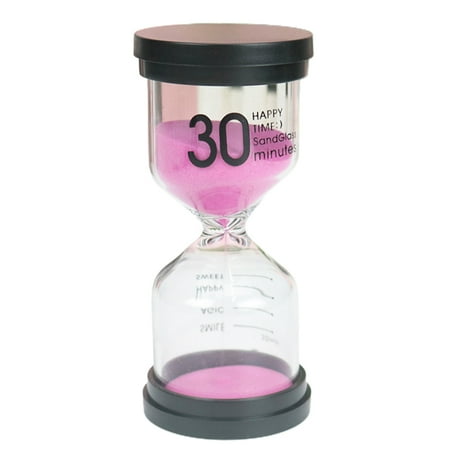 

Sand Timer 1/3/5/10/15/30 Minutes Time Management Assistant Gift for Children Anti-Fall Colourful Timer Clock for Classroom Kitchen Home Office Decoration Kitchen Timer Pink 30 Minute