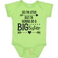 thumbnail image 3 of Inktastic So I'm Little, but I'm Gonna Be a Big Sister Girls Baby Bodysuit, 3 of 5