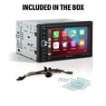 thumbnail image 6 of Planet Audio P62CP Car Stereo - Apple CarPlay, Double Din, 6.2 inch Touchscreen, Bluetooth, No CD DVD Player, AM/FM Radio Receiver, Wireless Remote Control, USB, SD, 6 of 13
