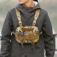 thumbnail image 4 of SIEYIO Waterproofs Fishing Chest Bag Light weights Chest Rig Pouches Running Backpacks, 4 of 18