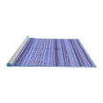 thumbnail image 2 of Ahgly Company Machine Washable Indoor Rectangle Abstract Blue Modern Area Rugs, 7' x 10', 2 of 4