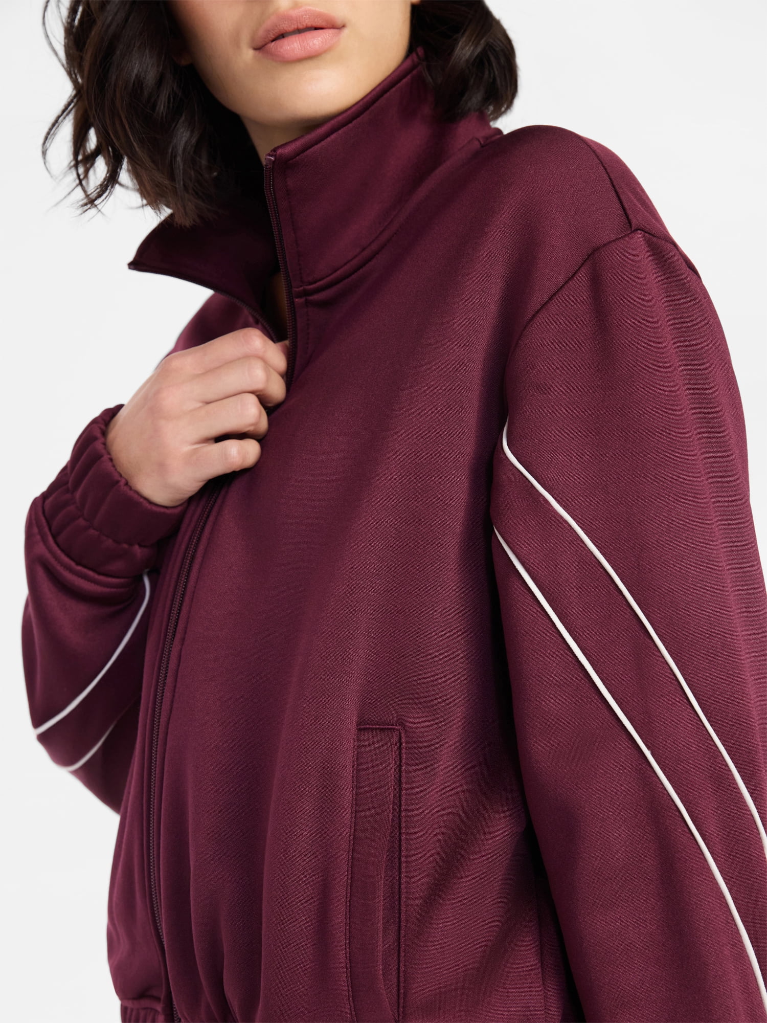 Avia Women's Midweight Track Jacket, Sizes XS-XXXL