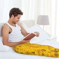 thumbnail image 5 of Bixox Men's Sun Flowers Patterned Pajama Pants with Pockets Lounge Clothes for Home, 5 of 5