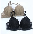 thumbnail image 5 of Bra Sets for Women Ladies Underwear Sets Simple Bra and Panty Set Bra & Underwear Set Non-wired Bra Set Classic Underwear Set Bikini Nightwear Pyjamas Party Casual Bra Panty Set,Brown,80D, 5 of 7