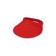 thumbnail image 1 of MG Women's Cotton Twill Clip On Visor, Red, 1 of 3
