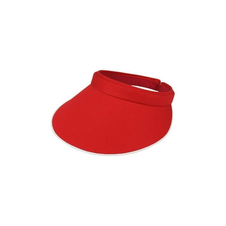 - MG Women's Cotton Twill Clip-On Visor-4115