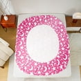 thumbnail image 5 of Manfei Pink Cartoon Moon Bed Sheets for Teen, Kawaii Stars Lover King Sheets, Princess Style Sheet Set, Super Cozy Room Decor, 4-Piece, 5 of 7