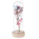 thumbnail image 4 of Florero Claro De La Preservación De cubierta De Cristal Con De De Pino Con Secadas Para La Decoración De De País Azul claro + rosa BLESIY Florero de preservación de flores, 4 of 8