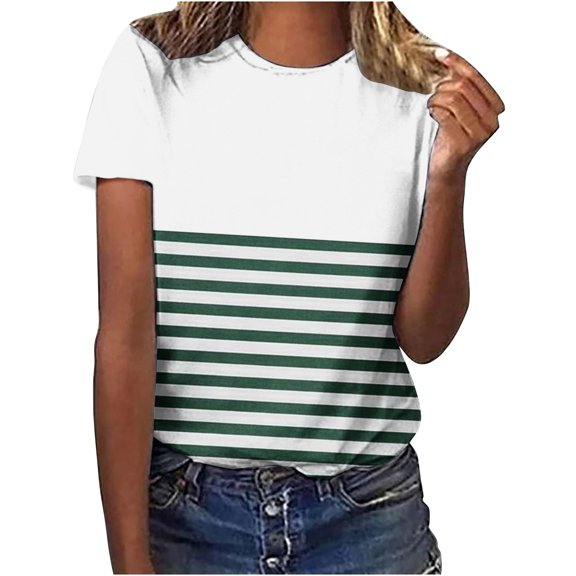Summer Tops for Women 2025 Trendy, Womens T Shirts Graphic Tees Yoga Tops Women Long Length Cute Crop Tops for Women Women Clothing Tops my orders