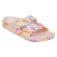thumbnail image 2 of Chatties Double Buckle Strap Footbed Slide Sandals, Blush Stripes (Women's), 2 of 7