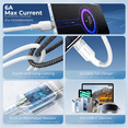 thumbnail image 3 of Cable USB-A/USB-C VENTION 2M 100W (6A) Trenzado Carga Rápida, 3 of 8