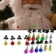 thumbnail image 1 of Adorno de Mini Clip de barba de Navidad Accesorio Varios usos Tamaño 0.8x2 pulgadas Desgaste unisex Regalo de año nuevo Novedad Fácil de 12 bolas 4 campanas Macarena Manualidades colgantes, 1 of 8